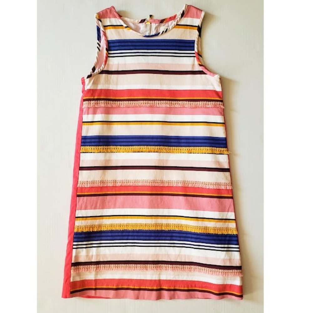 KATE SPADE GIRLS BERBER STRIPED DRESS - SIZE 152 12Y - COLORFUL